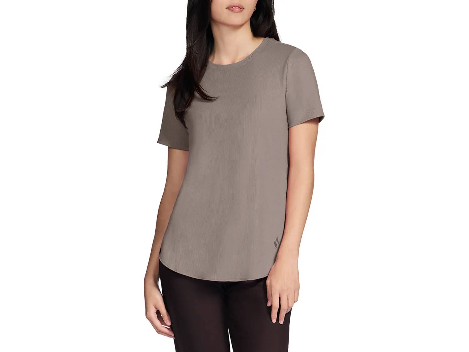 GO WALK Wear GO DRI Luxe Rib Tunic Tee