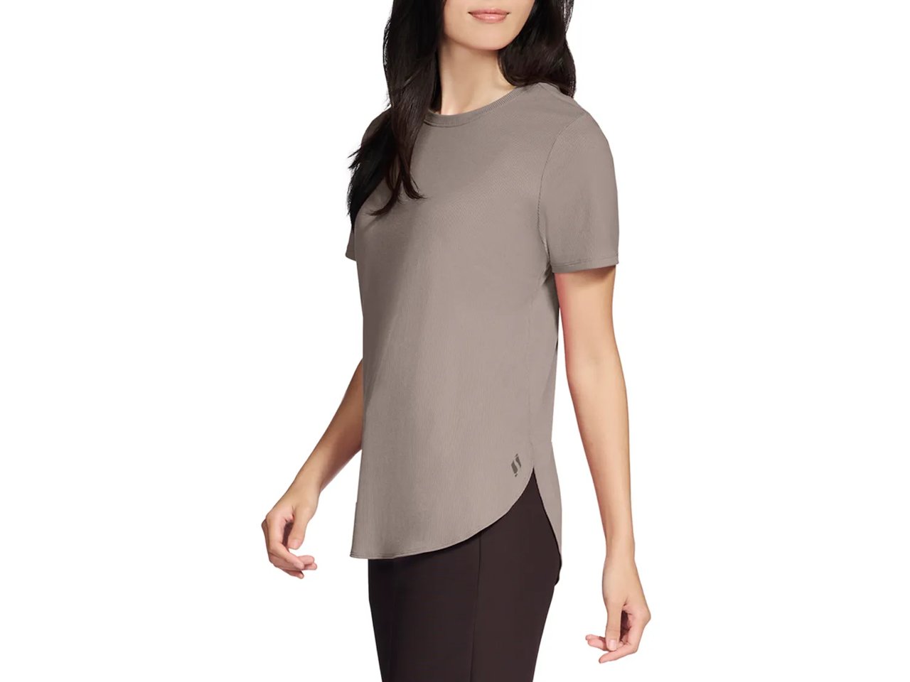 GO WALK Wear GO DRI Luxe Rib Tunic Tee