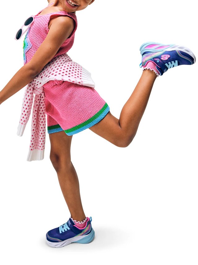 S-Lights Cosmic Glow Rainbow Beam Light-Up Sneaker - Kids'