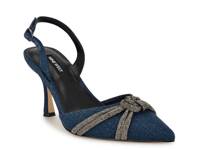 Deby Pump Dark Blue Denim view