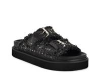 Eleny Platform Sandal Black Denim view