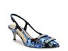 Neeri Pump Blue Floral Print view
