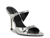 Reida Sandal Silver Metallic Snake Print view