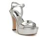 Solas Platform Sandal Silver Metallic view