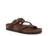 Haziest Sandal Dark Brown Suede view