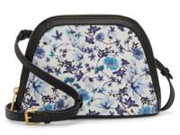 Sabra Leather Crossbody Bag White/Blue Floral Print view