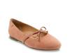 Carissa Ballet Flat Light Pink Suede view