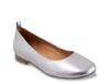 Kiris Ballet Flat Silver Metallic Leather view