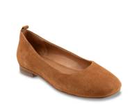 Kiris Ballet Flat Brown Suede view