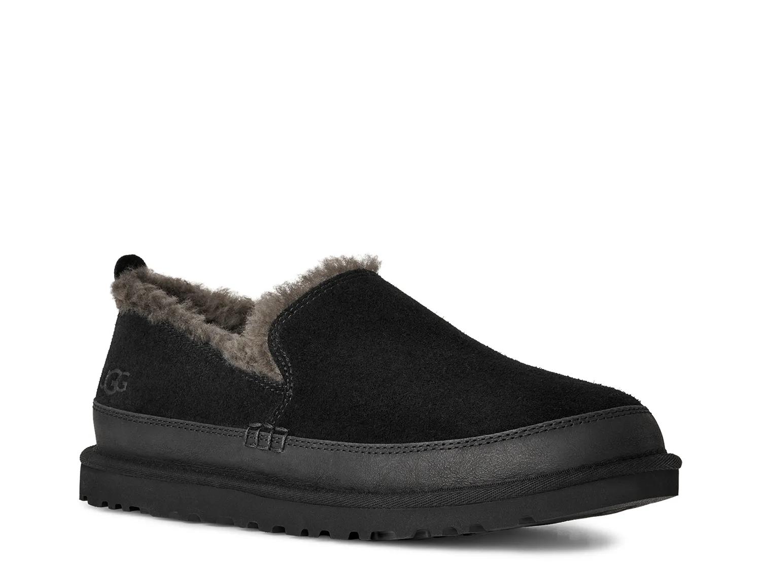 UGG Men’s Low Top Lined Comfortable and Warm Black Boot / Slippers (8) Men main image 3