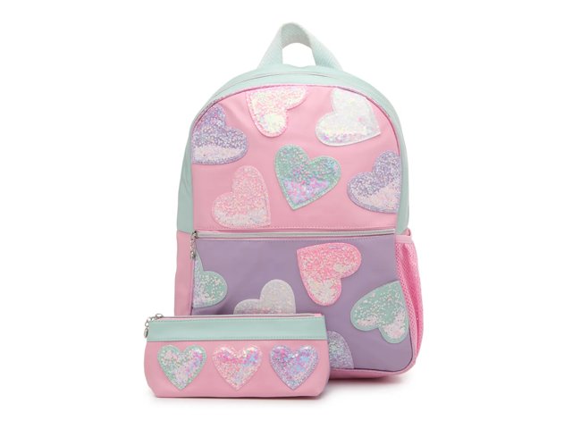 Confetti Hearts Backpack Set