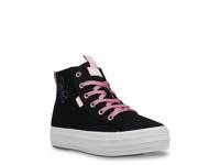 Triple Up High Top Sneaker - Kids' Black/Pink view
