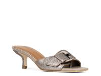 Cherry Bow Sandal Pewter Metallic Leather view