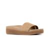 Fiji Wedge Sandal Tan/Silver Metallic view