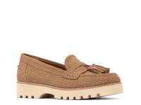 Haarlem Platform Loafer Tobacco Suede view