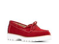 Harlie Platform Loafer Red view