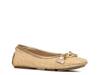 Raya Flat Beige/Gold Metallic Raffia view