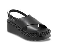 Melia Wedge Sandal Black view
