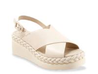 Melia Wedge Sandal Bone White view