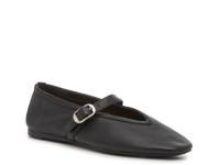 Leilah Mary Jane Flat Black Leather view
