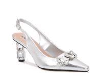Glamour Pump Silver Metallic view