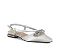 Kendal Flat Silver Metallic Satin view