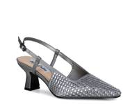 Shana Pump Pewter Metallic Satin view