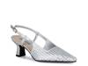 Shana Pump Silver Metallic Satin view