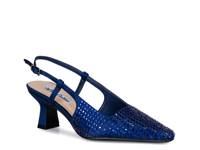 Shana Pump Blue Satin view
