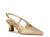 Shana Pump Gold Metallic Satin view