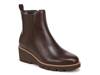 Aria Wedge Bootie Dark Brown view