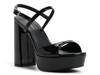 Fiercee Platform Sandal Black view
