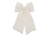 Textured Bow Clip Cream view