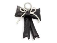 Bow Bag Charm Black view