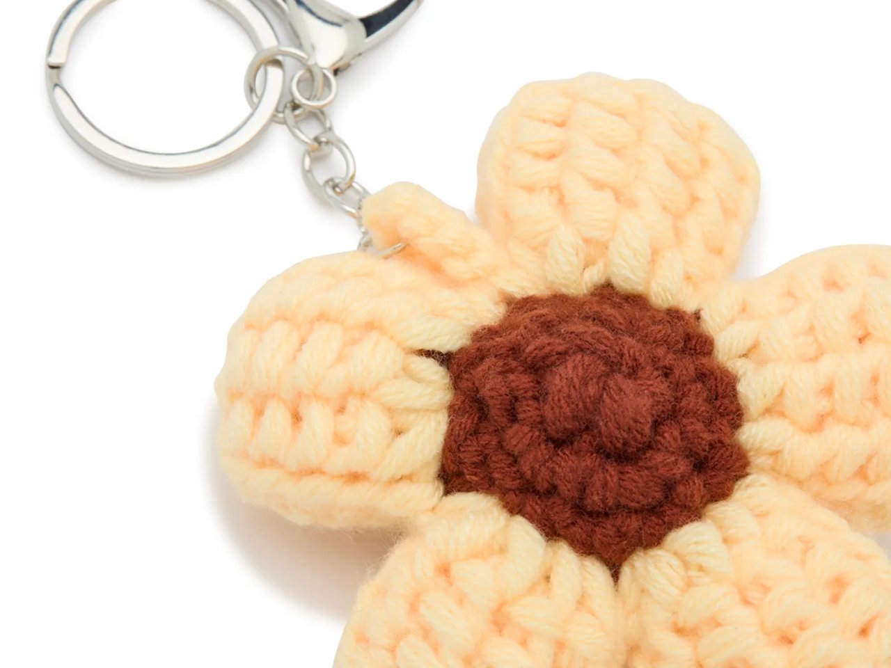 Crochet Flower Bag Charm