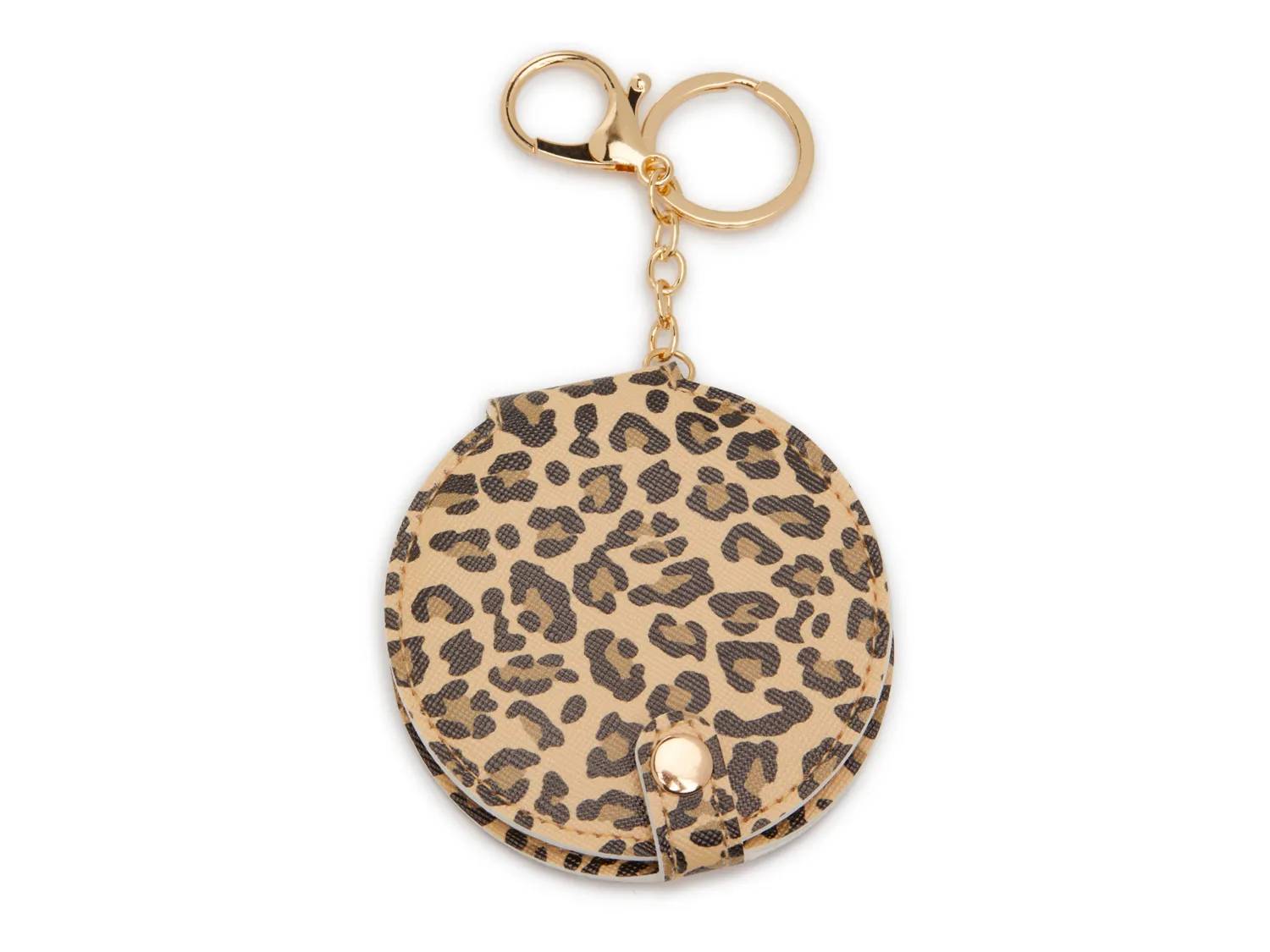 Leopard Mirror Bag Charm