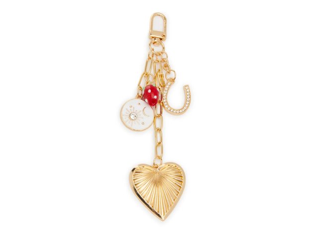 Gold Strawberry Bag Charm