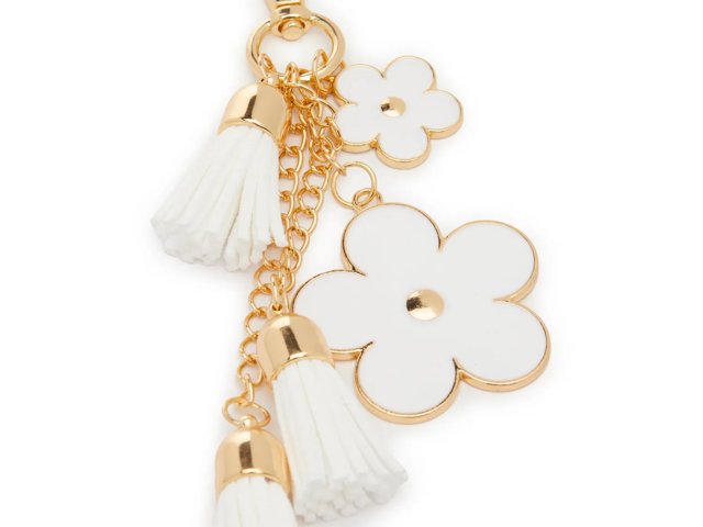 Flower Tassel Bag Charm