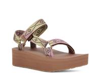 Flatform Universal Sunscape Platform Sandal Purple/Green view