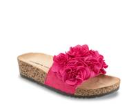 Corsage Sandal Fuchsia view