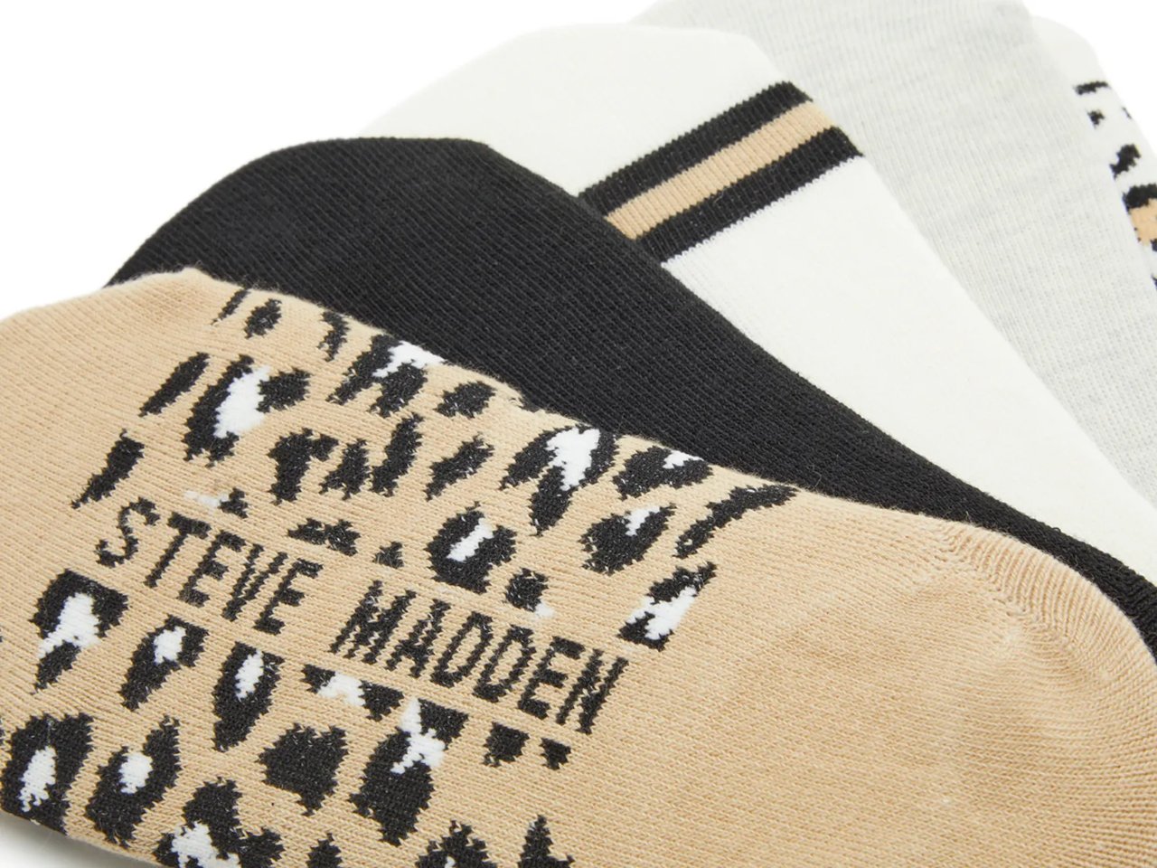 Leopard No Show Liners - 5 Pack