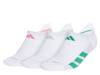 All Day Training Women's No Show Socks - 3 Pack White view