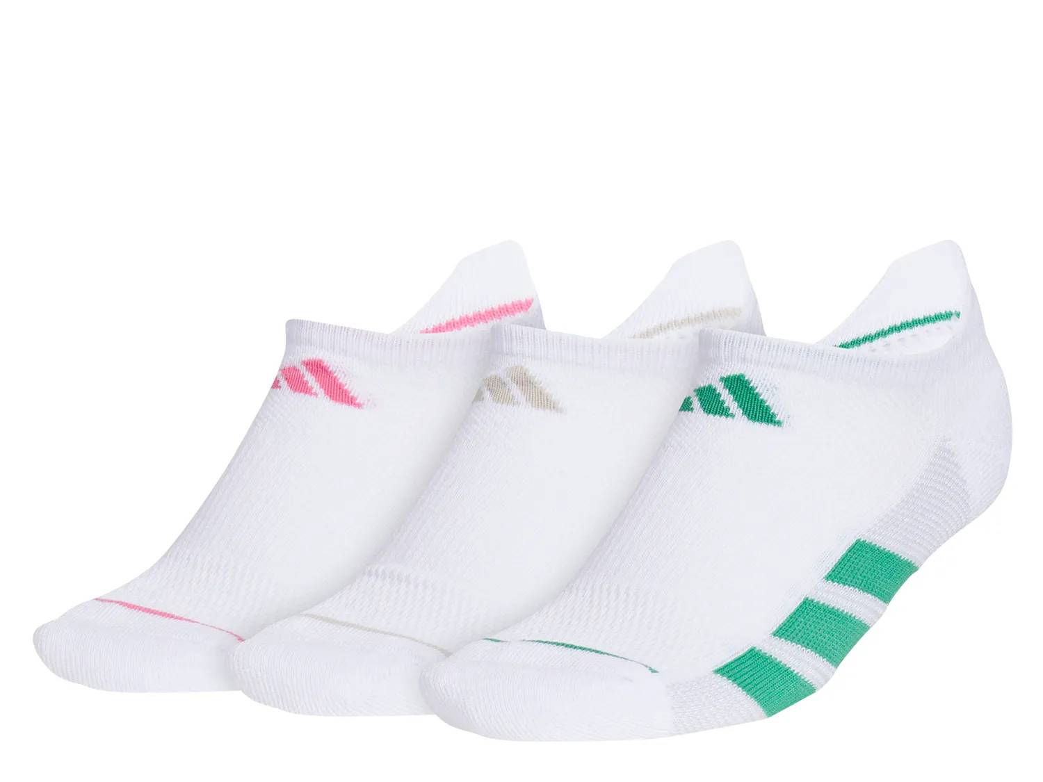 All Day Training Women's No Show Socks - 3 Pack