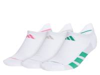 All Day Training Women's No Show Socks - 3 Pack White view