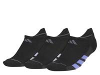 All Day Training Women's No Show Socks - 3 Pack Black view