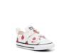 Chuck Taylor All Stars Allover Apple Sneaker - Kids' White/Red view