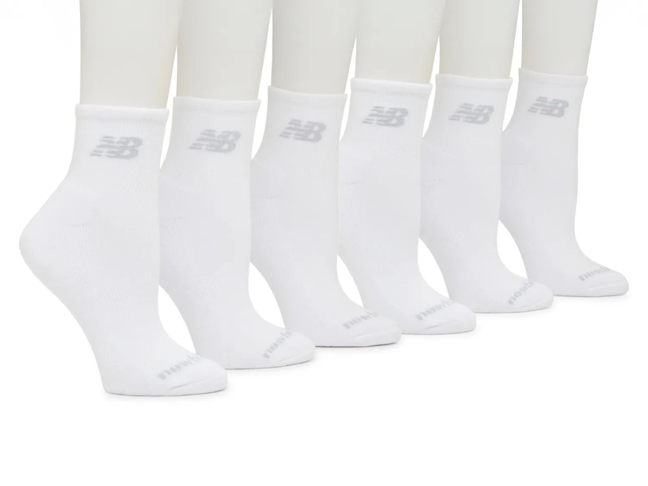 Cushioned Women's Quarter Socks - 6 Pack