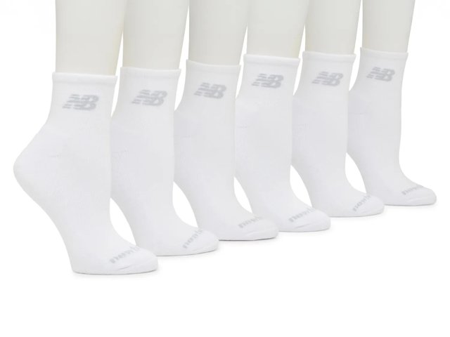 Cushioned Women's Quarter Socks - 6 Pack