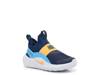 Flex Runner 4 Slip-On Sneaker - Kids' Navy/Orange view