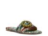 Merla Sandal Green Multicolor Floral Print view